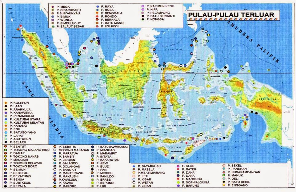 peta laut indonesia